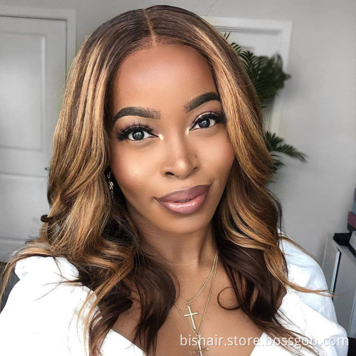 Human  Hair  Wigs  Body  Wave  Colored   Virgin  Hair  360  Hd  Transparent  Full  Lace  Front   Wig  Body  Wave
